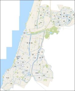 מפת אזורים למימוש תמריצי תמ"א 38 בתל אביב